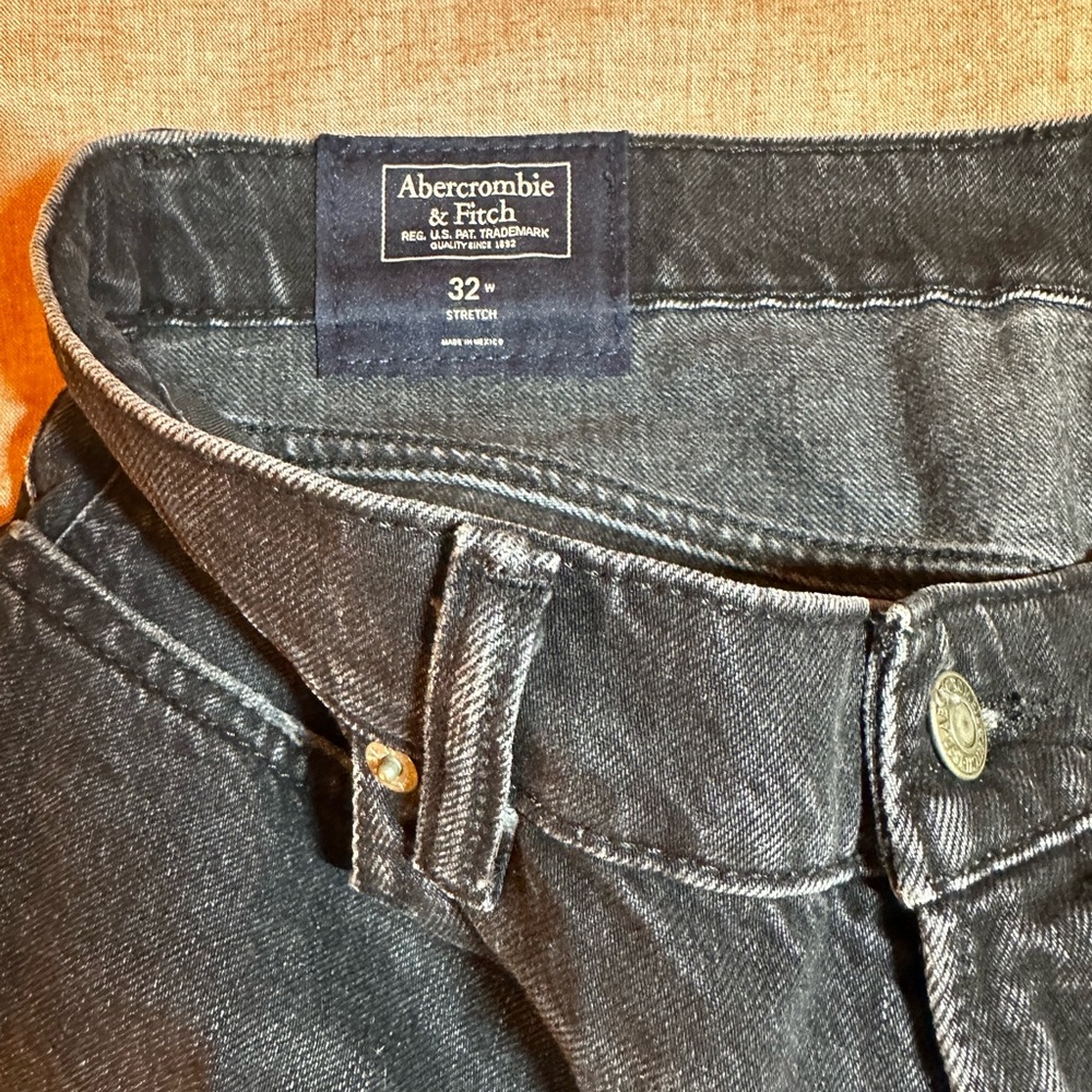 Abercrombie & Fitch Charcoal Denim Pants